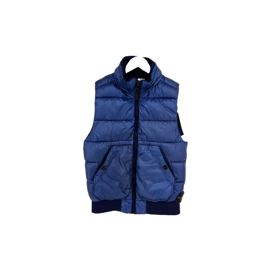 스톤아일랜드 조끼 패딩 베스트 네이비(Stone Island Navy Padded Vest)