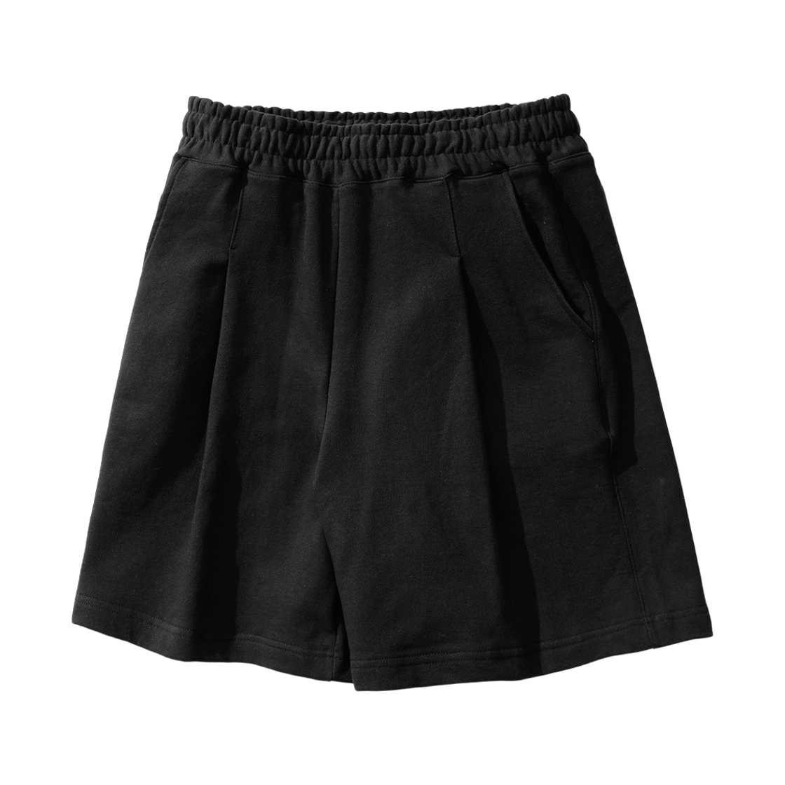 JDSP1337_black_29 FP142 One-tuck bermuda shorts black JDSP1337