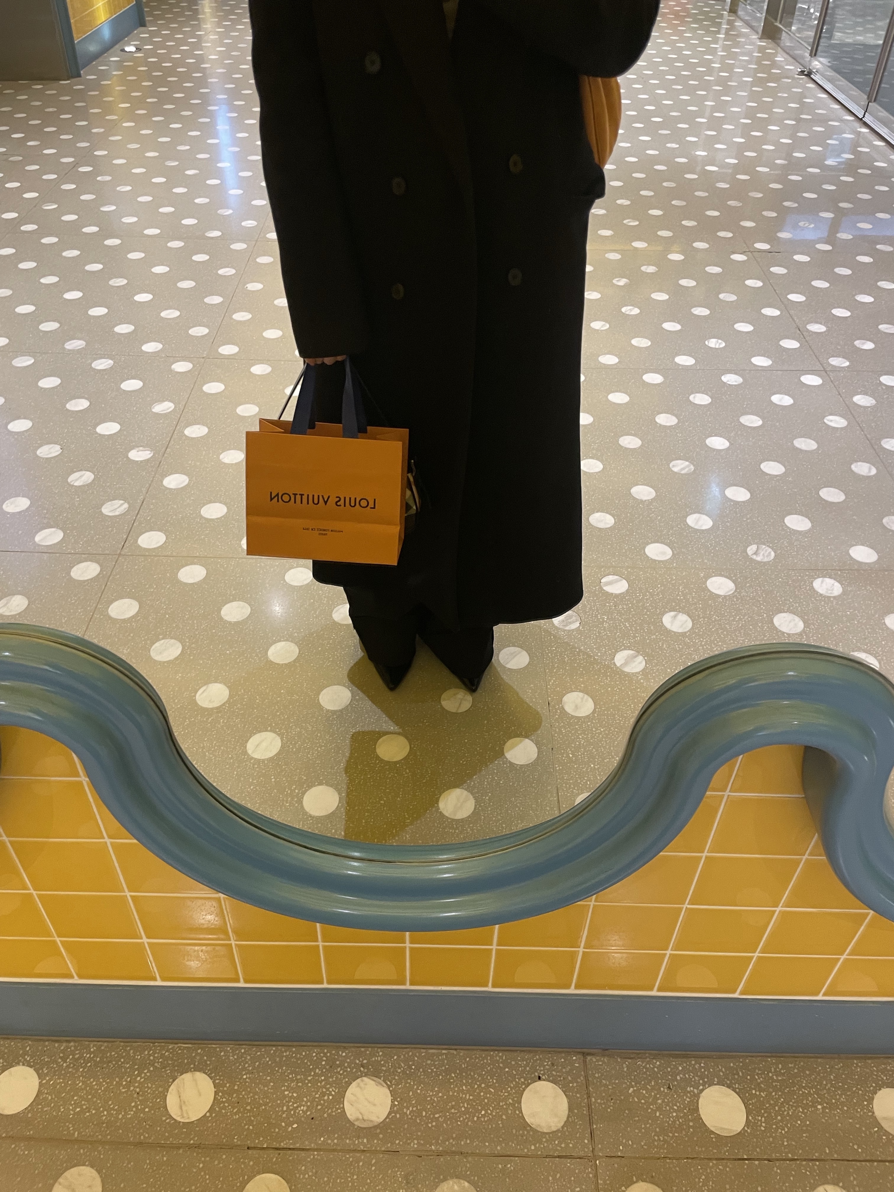 Louis Vuitton Rosalie Coin Purse Monogram Black 착용 스타일 - 1
