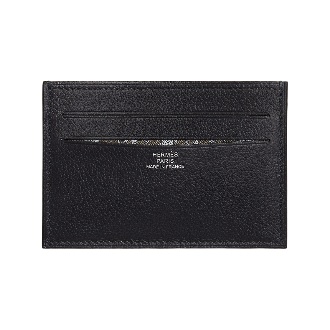 H088017CAAC Hermes Citizen Twill Card Holder Evercolor Calfskin & Caban Vert Veronese