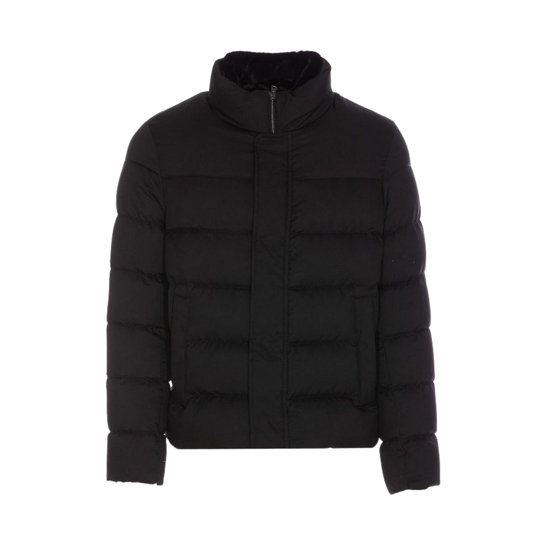 에르노 아렌델 포우 퍼 봄버 자켓 블랙(Herno Bomber Jacket in Arendelle and Faux Fur Black) - 1