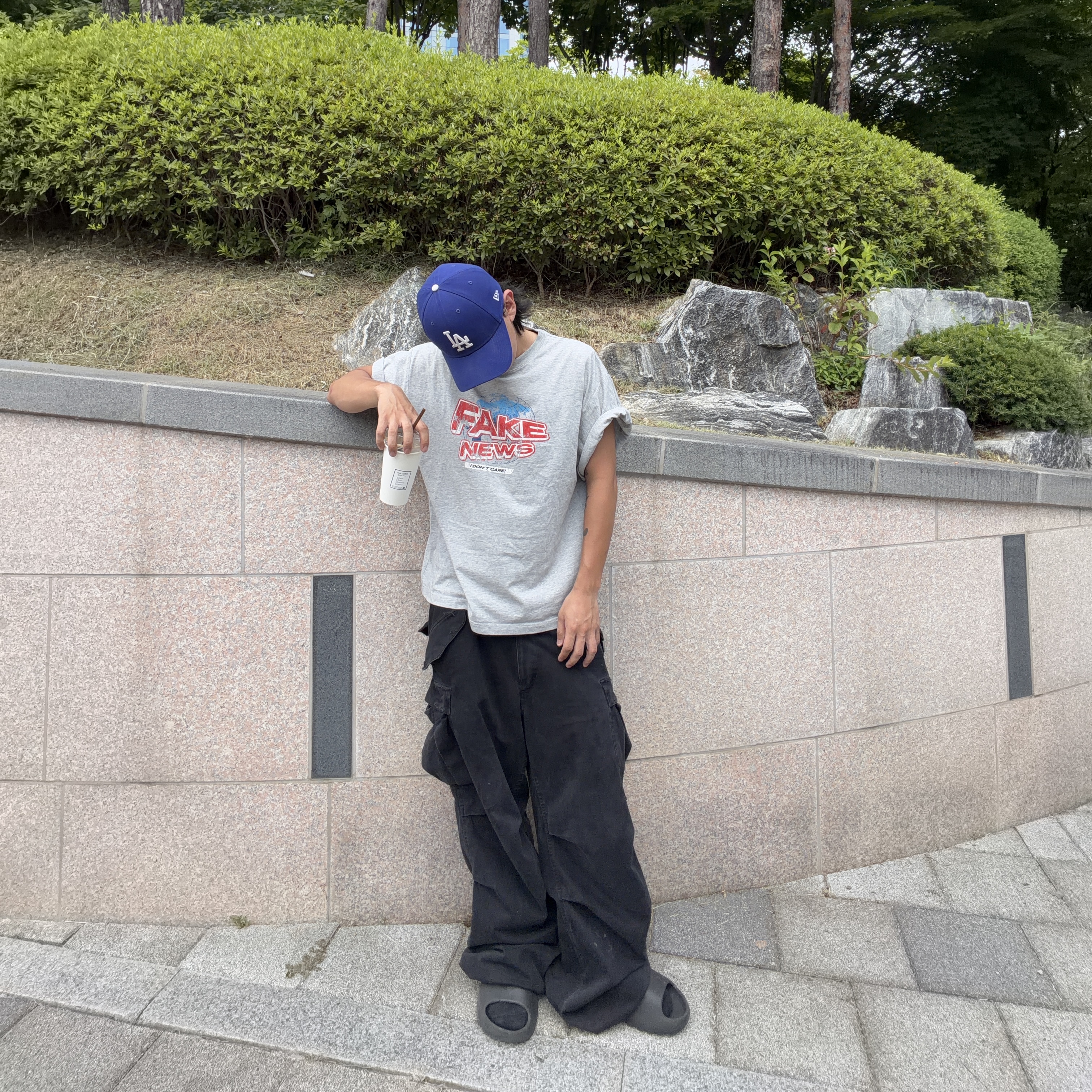 Yeezy YS-01 Black 착용 스타일
