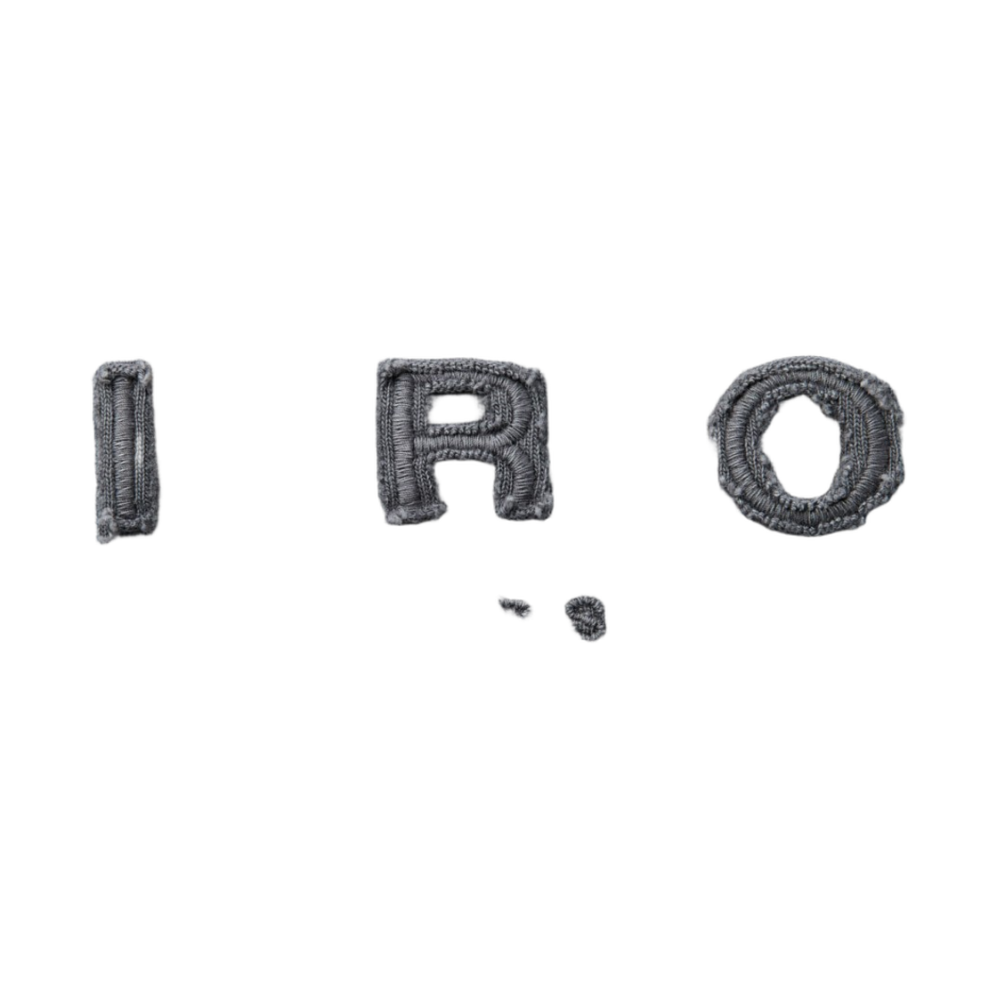이로 옹브르 로고 아플리케 다잉 긴팔 티셔츠 다크 그레이(Iro Ombre Logo Applique Dyeing Long Sleeve T-Shirt Dark Gray) - 5