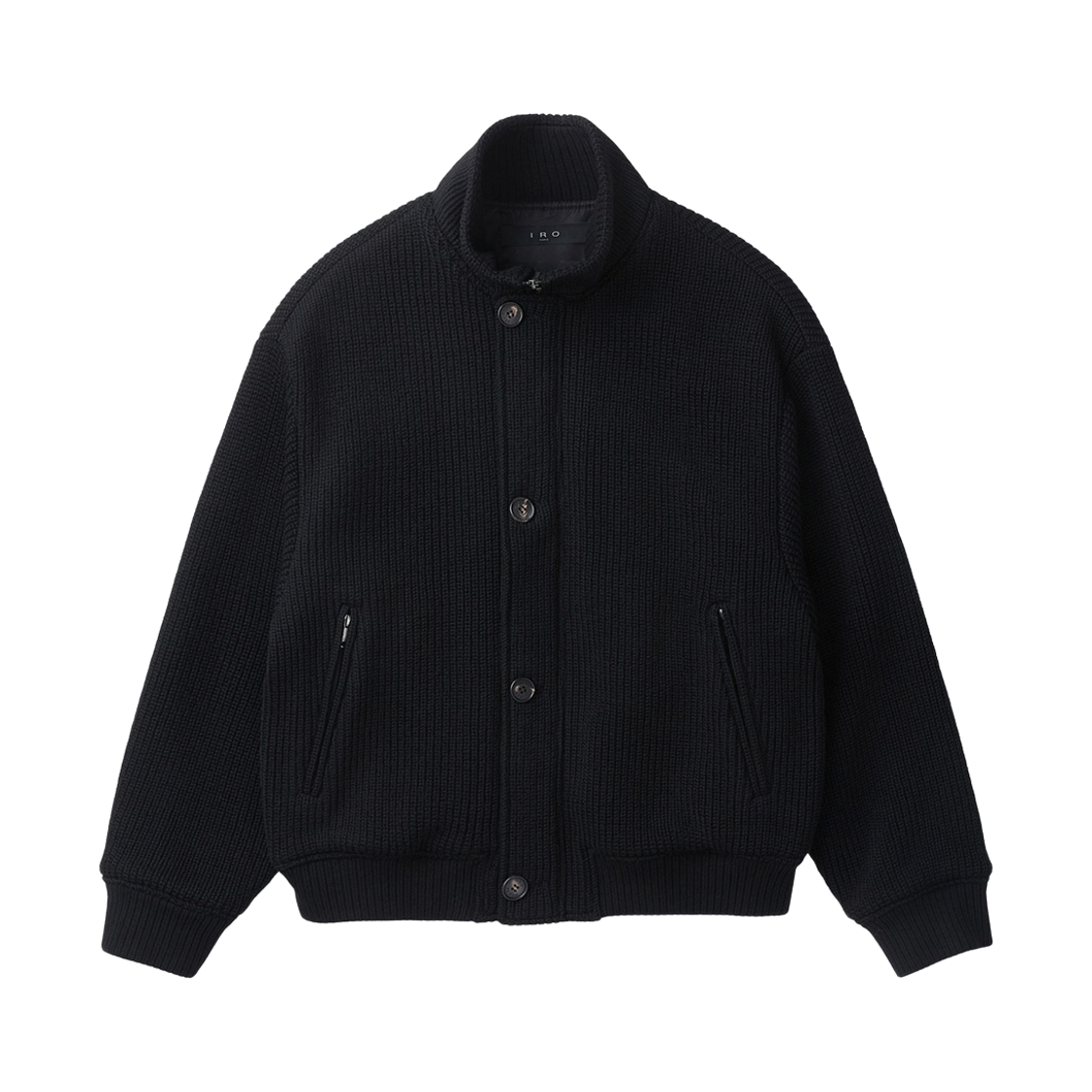 이로 무스웨트니트 하이넥 점퍼 블랙(Iro Mousse Knit High Neck Jumper Black)