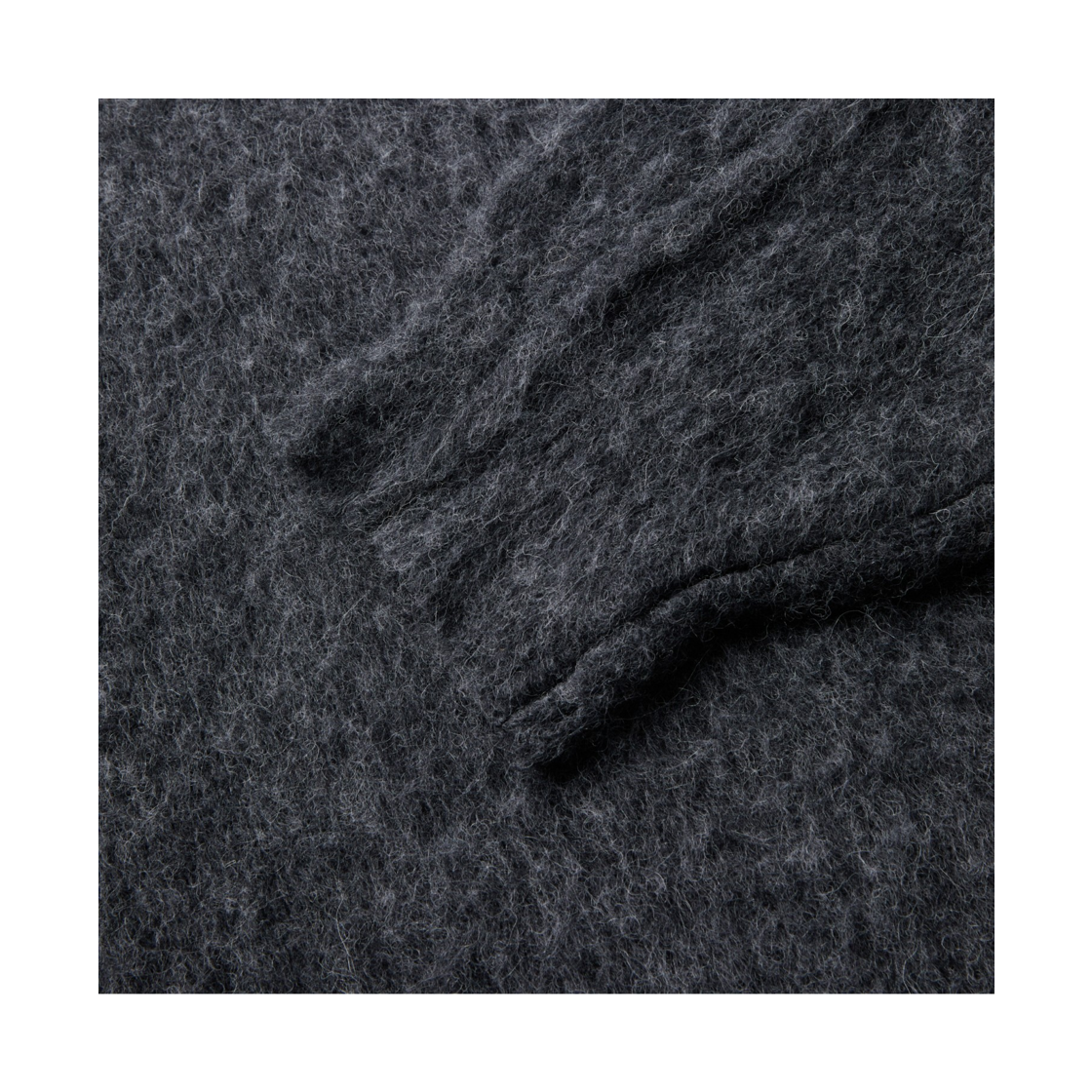 이로 오라스웨트헤어리 니트 풀오버 다크 그레이(Iro Auras Hairy Knit Pullover Dark Gray) - 5