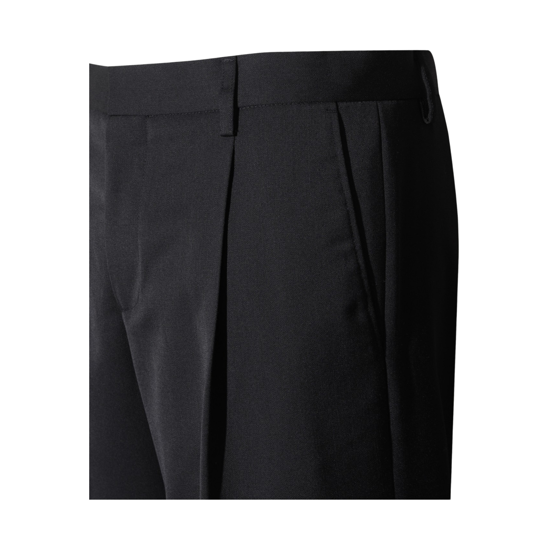 이로 드루아 울혼방 스웨트레이트핏 슬랙스웨트블랙(Iro Droit Wool Blend Straight Fit Slacks Black) - 5