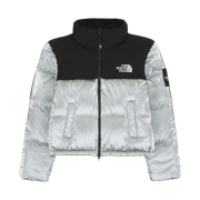 (W) The North Face White Label Novelty Nuptse Down Jacket SE Silver