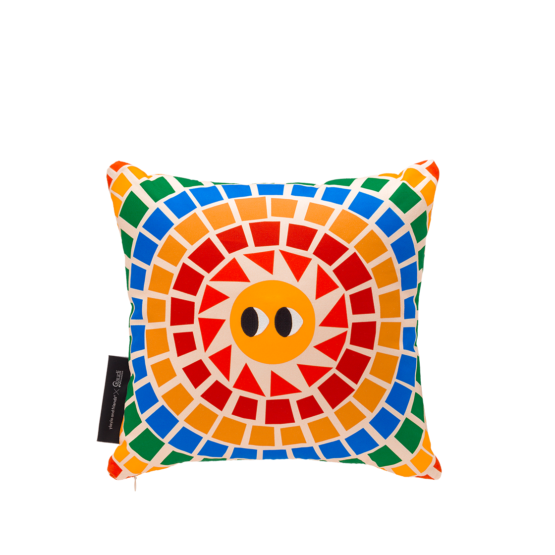 이야이야앤프렌즈 가우디에디션 썬모자이크 쿠션(Yiayia and friends Gaudi Edition Cushion Sun) - 1