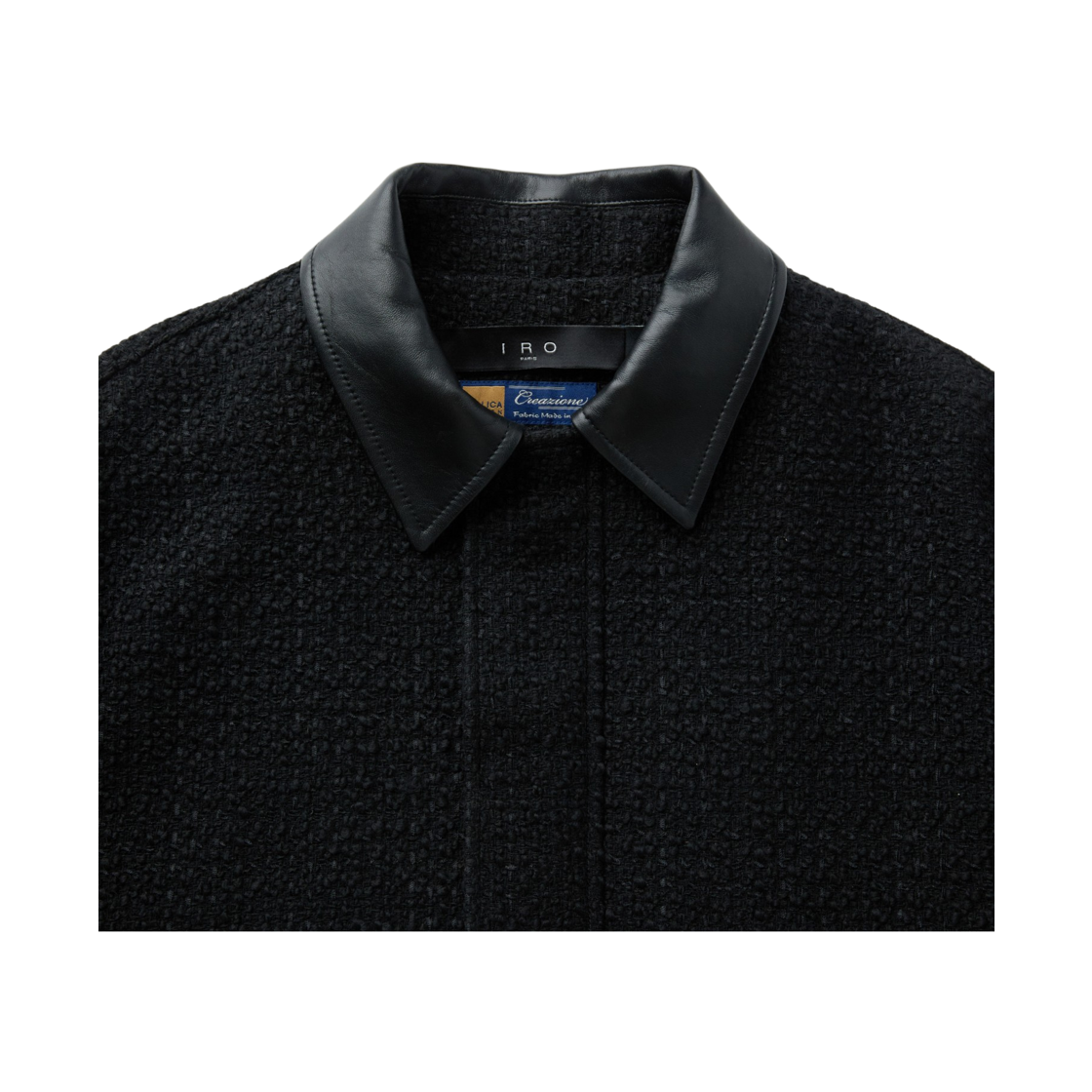 이로 미스웨트르 트위드 카라 자켓 블랙(Iro Mysrere Tweed Collar Jacket Black) - 4