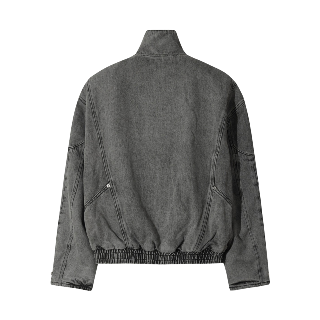 이로 지실로 워시드 데님 바이크 점퍼 그레이(Iro Gisilo Washed Denim Bike Jumper Gray) - 3