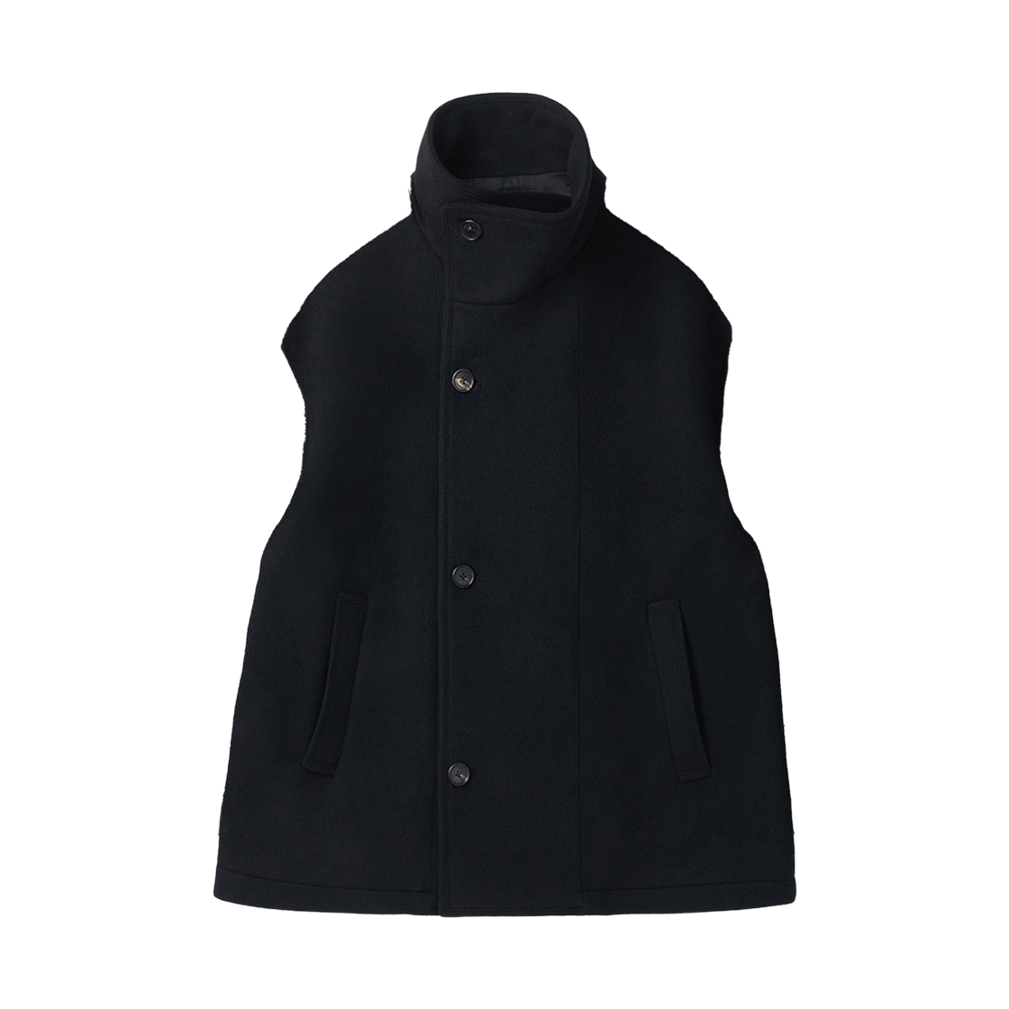 이로 오웬 캐시미어 블랜드 더블 숏 랩코트 블랙(Iro Owen Cashmere Blend Double Short Wrap Coat Black)