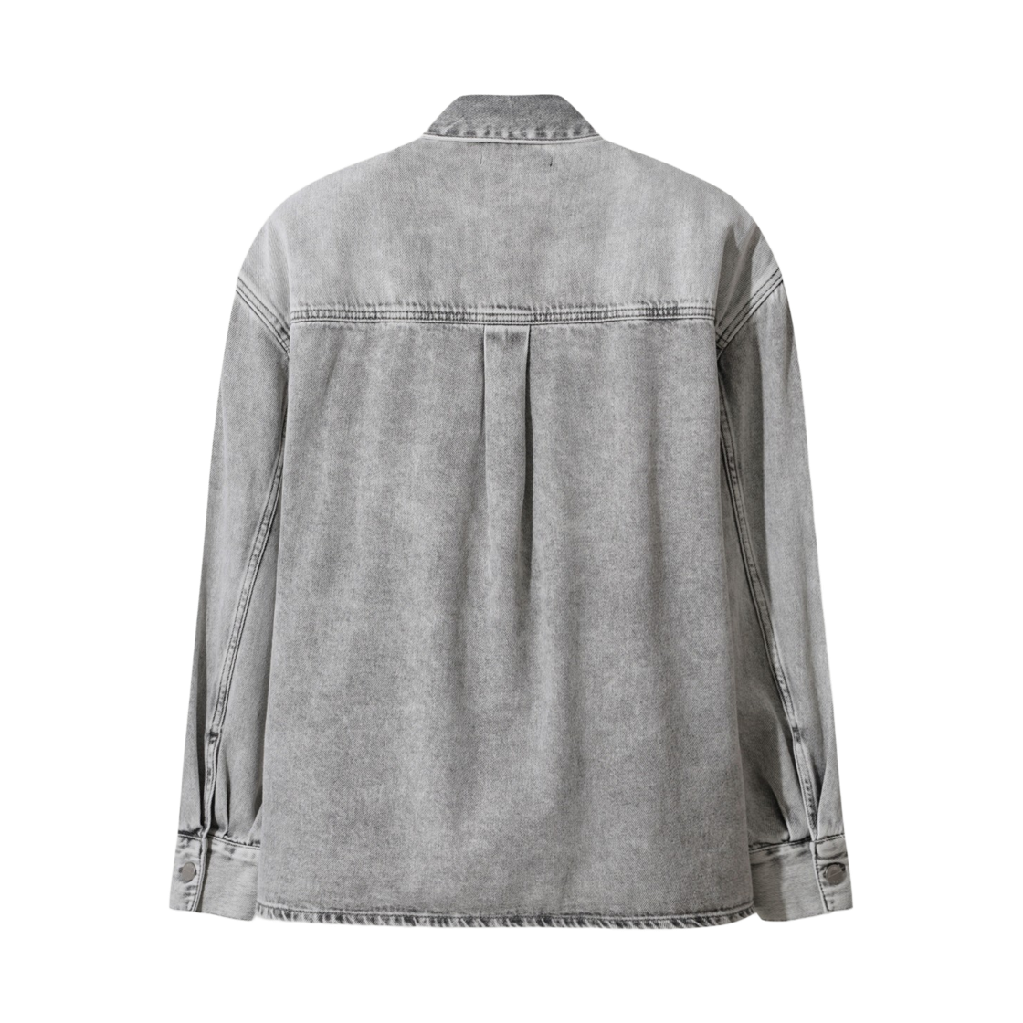 이로 알리송스웨트 데님 빅포켓 셔켓 그레이(Iro Alyssonspe Denim Big Pocket Shirt Jacket Gray) - 3