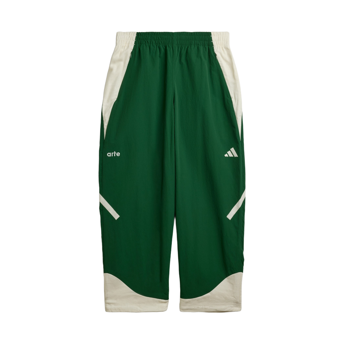 KV4025 Adidas x Arte Antwerp Z.N.E. Material Mix Track Pants Amazon Green Off White - KR Sizing