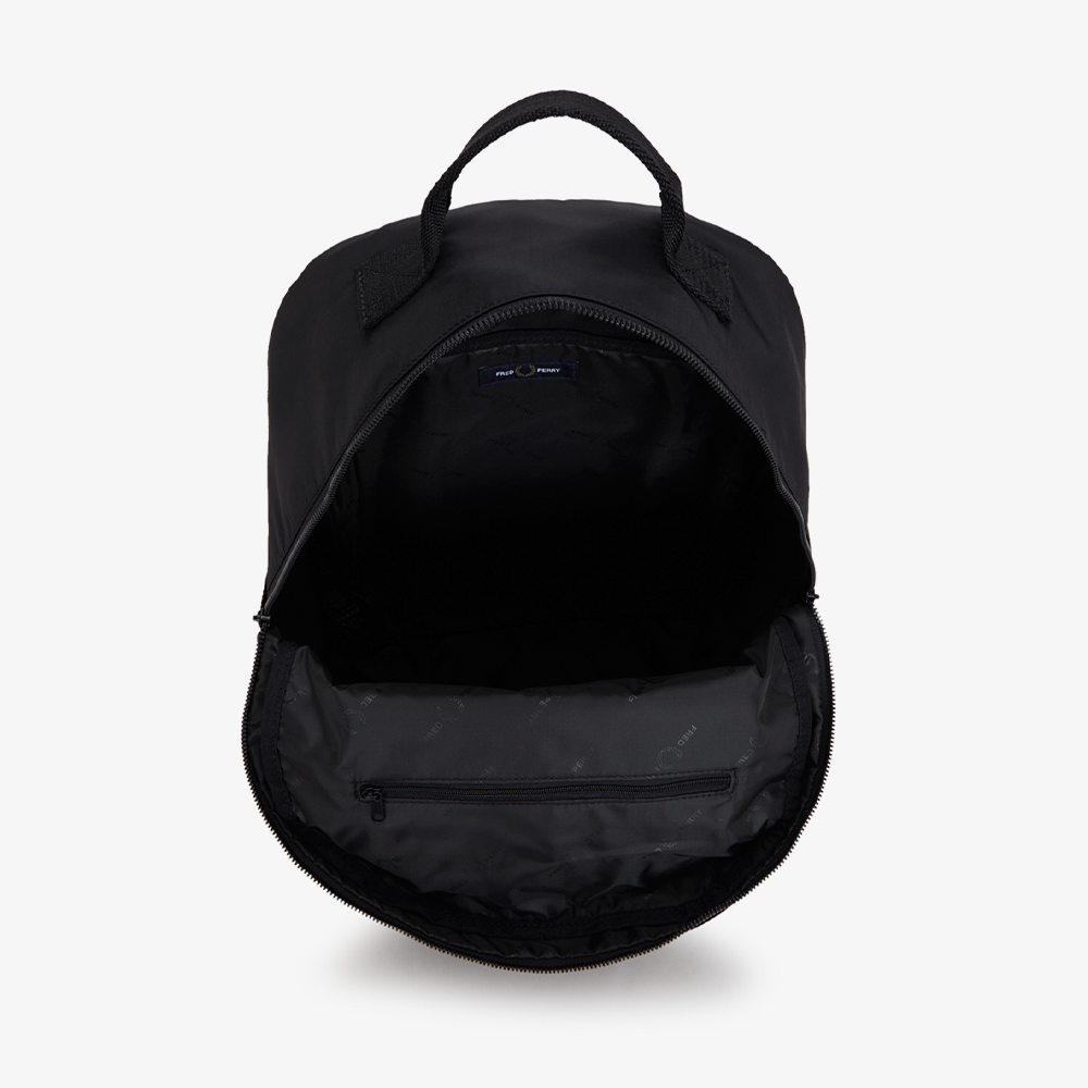 프레드페리 크링클 나일론 백팩 블랙(Fred Perry Crinkle Nylon Backpack Black) - 4