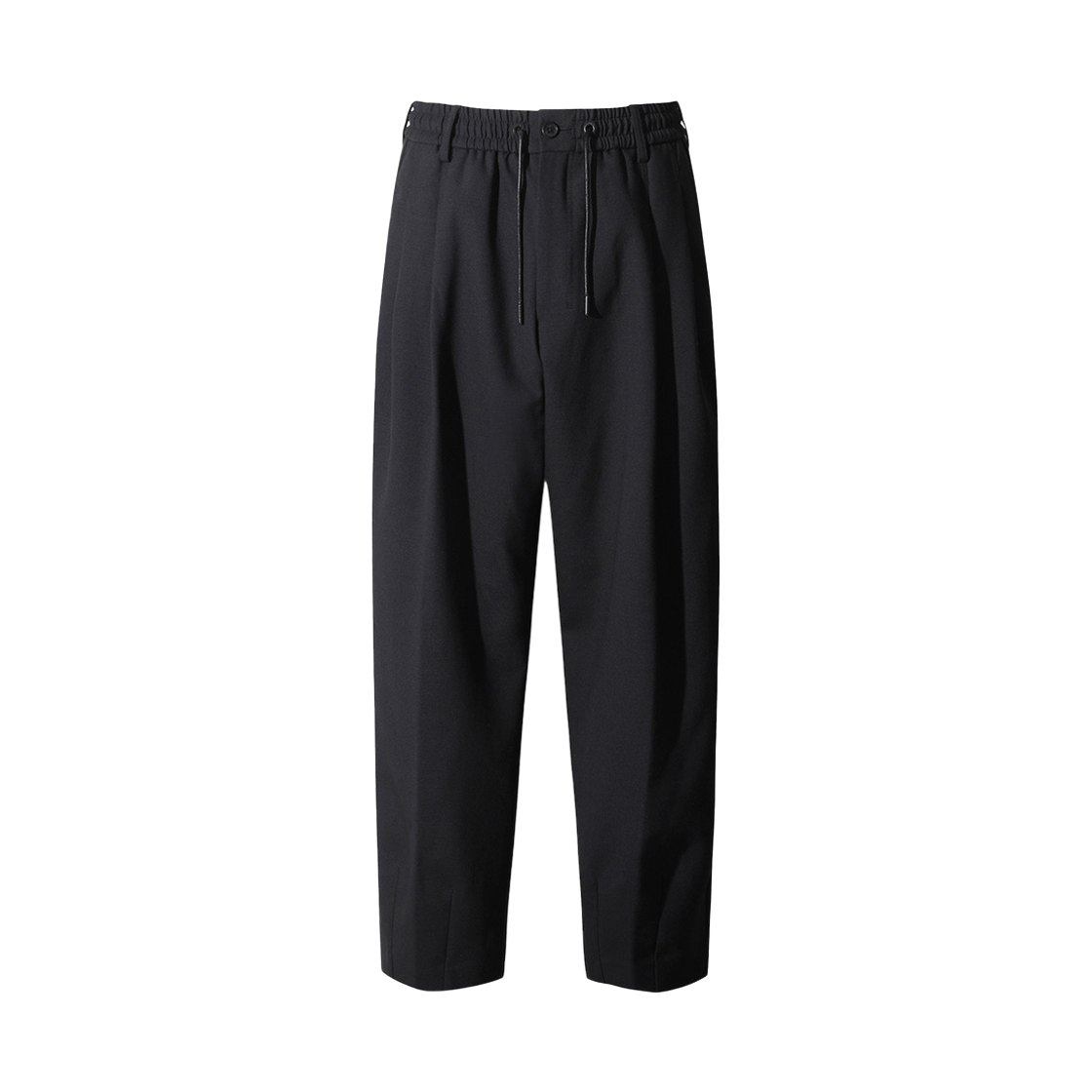 이로 퓌조 울혼방 캐롯핏 팬딩 슬랙스웨트다크 그레이(Iro Fuseau Wool Blend Carrot Fit Banding Slacks Dark Gray)