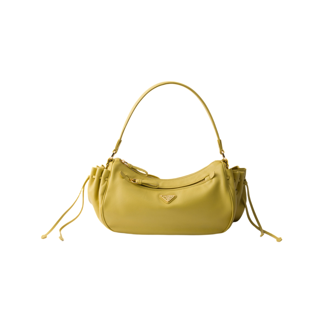 1BC296-2ZQX-F0322 Prada Desiree Small Leather Bag Citron Yellow