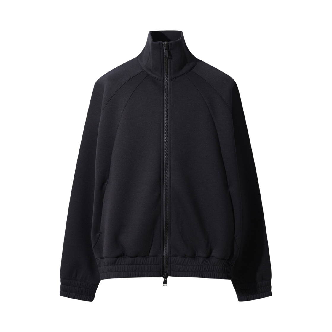 이로 씨디피 쿠션지 풀집업 티셔츠 블랙(Iro Cdp Cushion Fabric Full-Zip T-Shirt Black) - 2