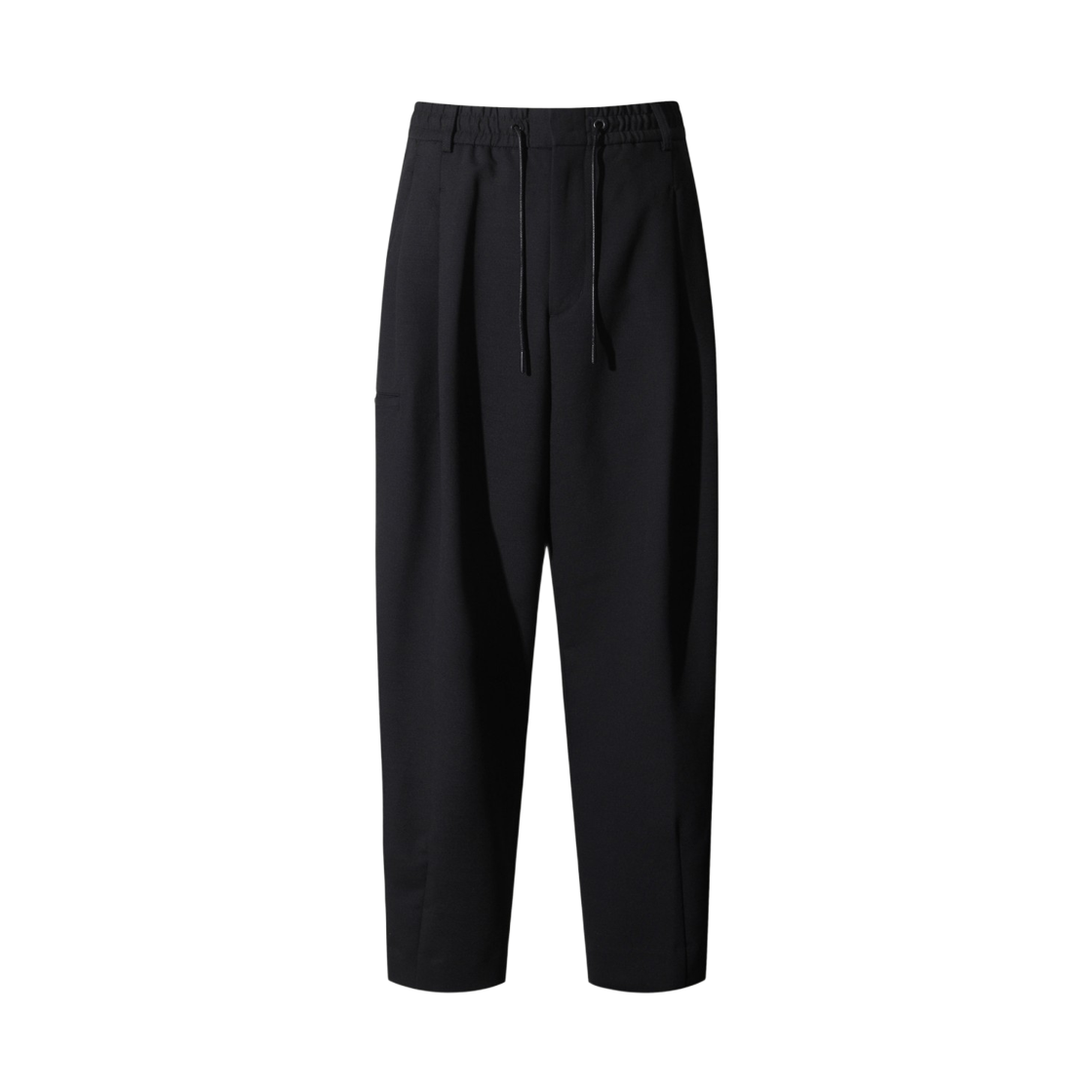 이로 퓌조 울혼방 캐롯핏 팬딩 슬랙스웨트블랙(Iro Fuseau Wool Blend Carrot Fit Banding Slacks Black) - 2