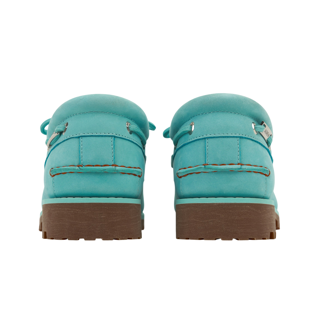 팀버랜드 x 자크뮈스 어센틱 보트 슈즈 아쿠아 누벅 - 미디움(Timberland x Jacquemus Authentic Boat Shoes Aqua Nubuck - Medium) - 6