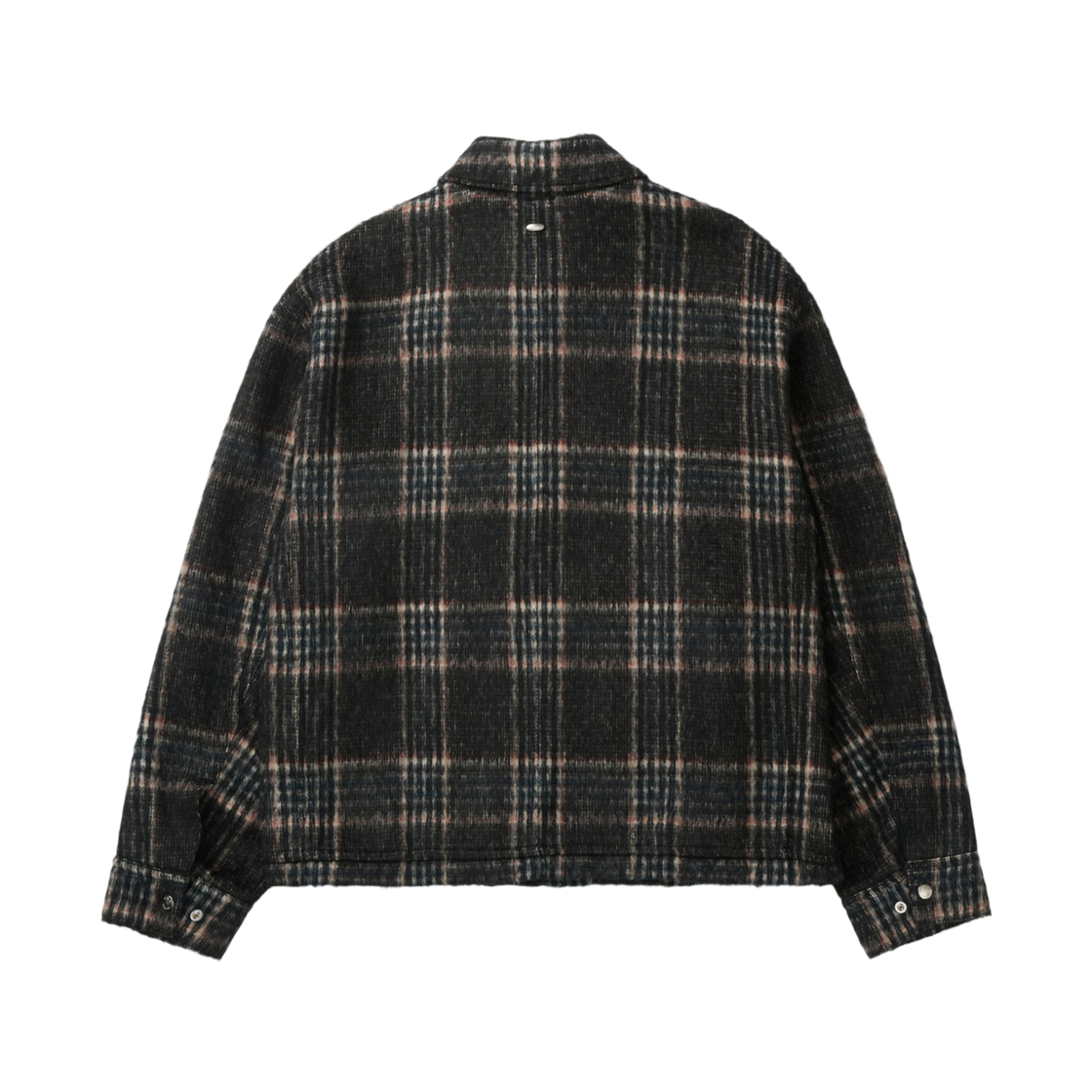 이로 라뷔르 울 체크 빅포켓 블루종 블랙 패턴(Iro Ravure Wool Check Big Pocket Blouson Black Pattern) - 3