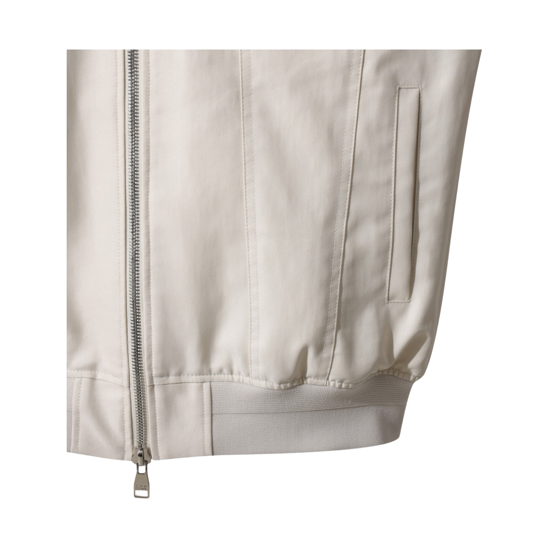 이로 에클라 데끼 짚업 카라 자켓 아이보리(Iro Eclat Raw Edge Zip-Up Collar Jacket Ivory) - 6