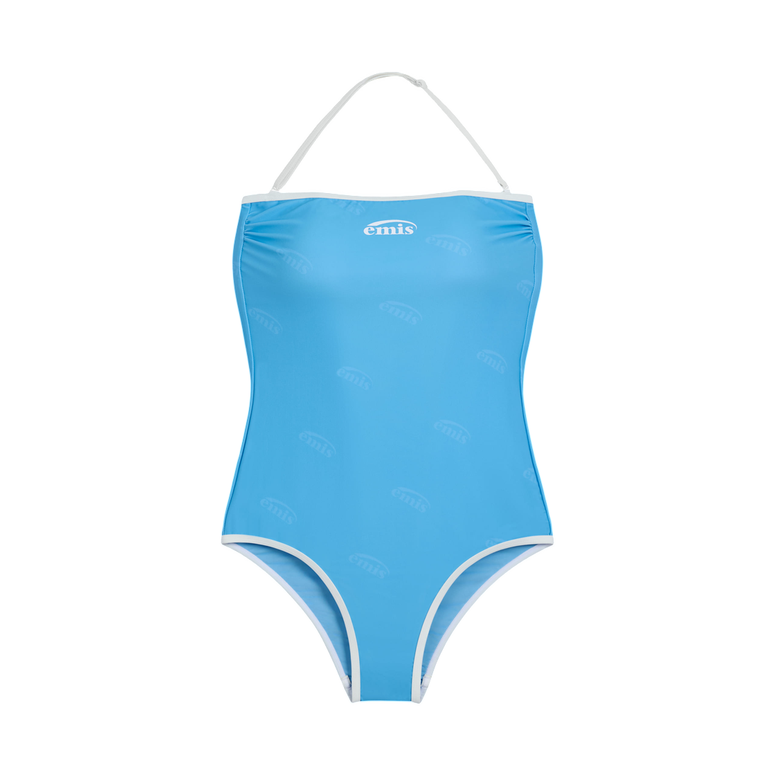 - (W) Emis Detachable Strap Swimsuit Sky Blue