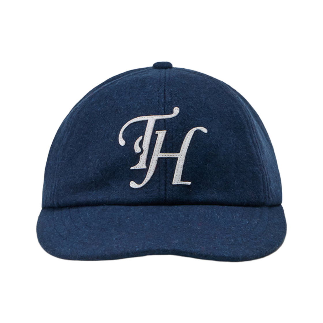 THUTH00256NYD Traffic Harmony Wool Blend TH Applique Logo 6-Panel Cap Navy