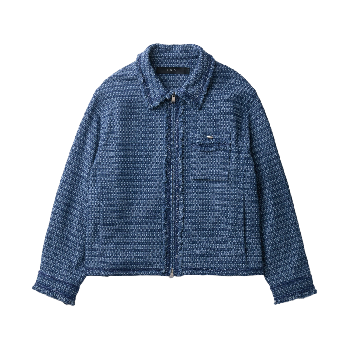 이로 바스웨트 트위드 데님 자켓 라이트 블루(Iro Bascule Tweed Denim Jacket Light Blue) - 2