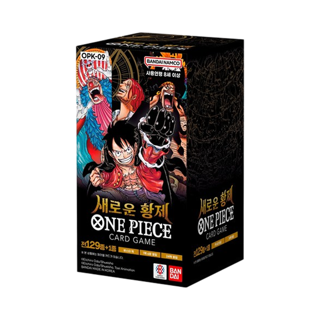 원피스 TCG OPK-09 부스터 팩 새로운 황제 (24팩/한글판)(One Piece TCG OPK-09 Booster Pack Emperors in The New World Box (Pack of 24/Korean Ver.))
