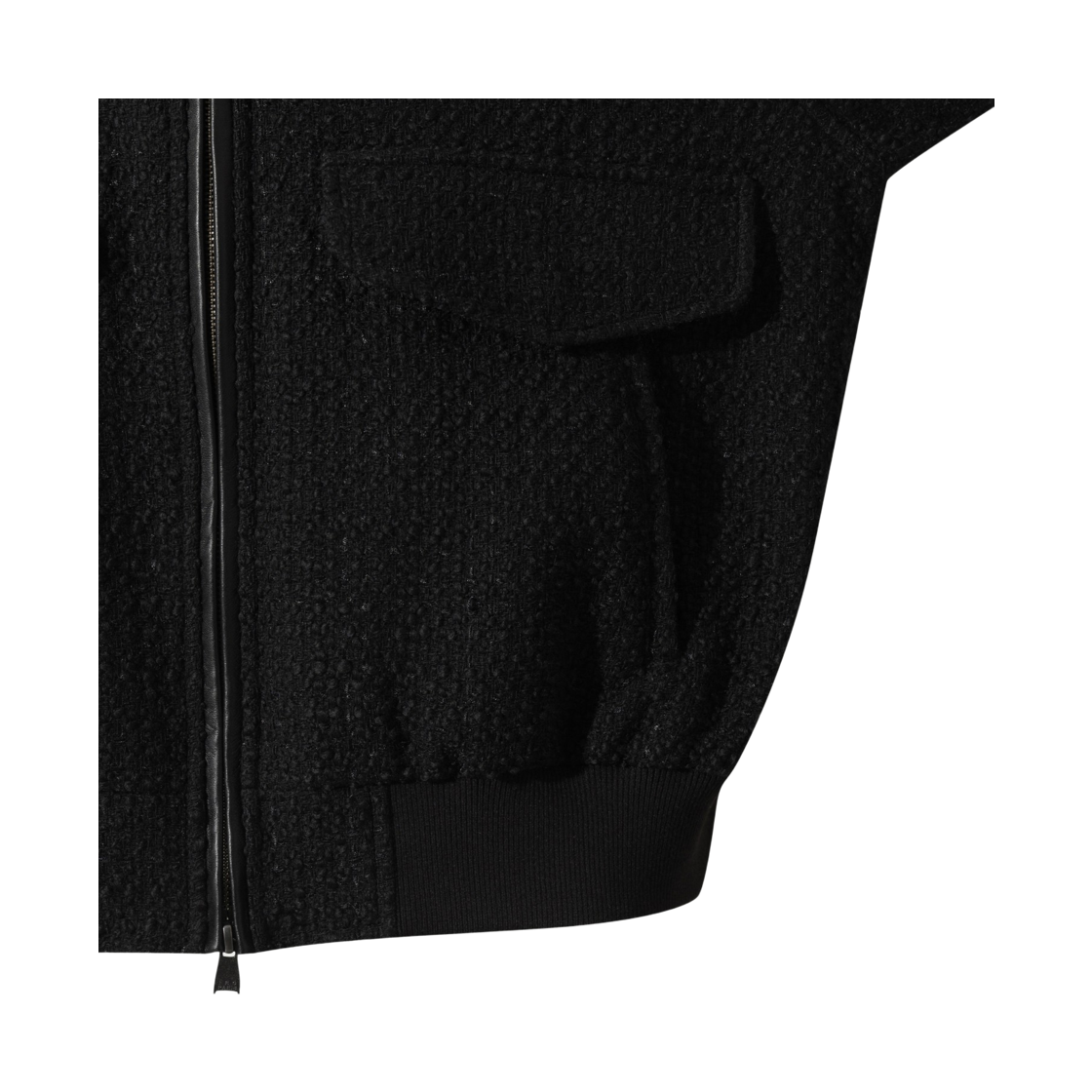 이로 마르키 트위드 하이넥 자켓 블랙(Iro Marquis Tweed High Neck Jacket Black) - 6