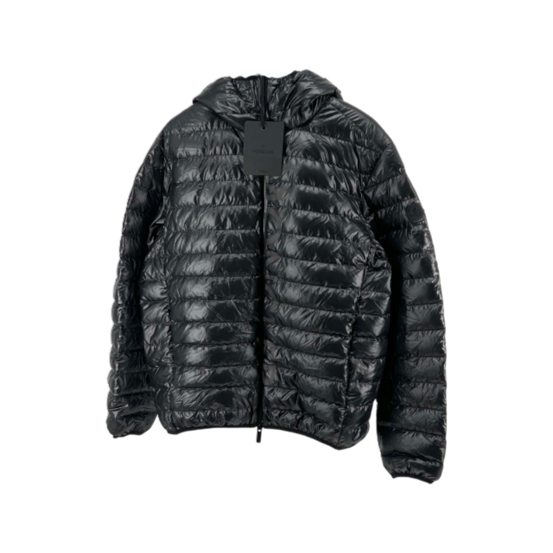 ITAJMWDHJ75M Moncler Lauget Lightweight Hooded Jacket Black