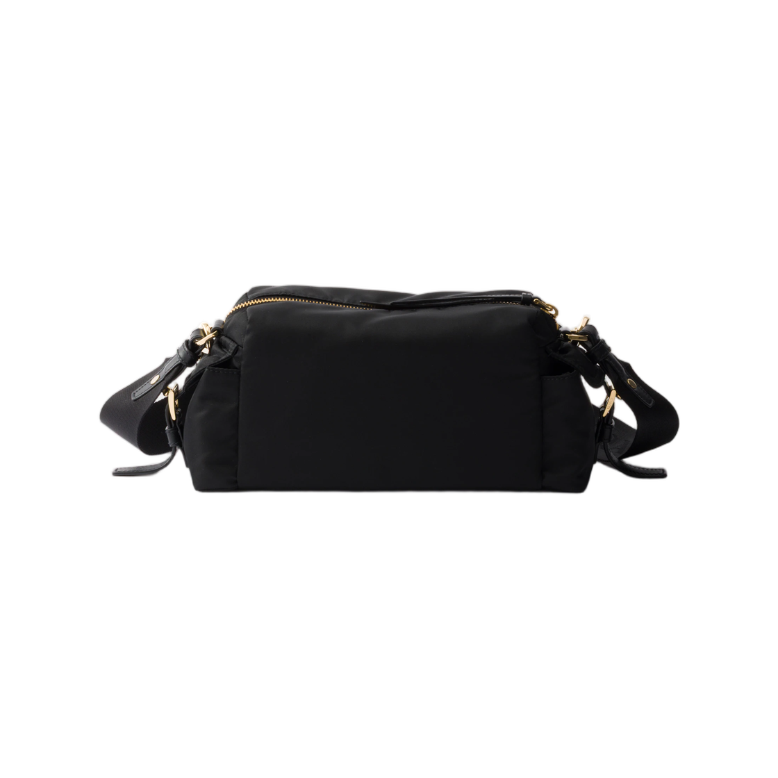 프라다 익스플로어 스몰 리나일론 앤 레더 숄더백 블랙(Prada Explore Small Re-Nylon and Leather Shoulder Bag Black) - 2