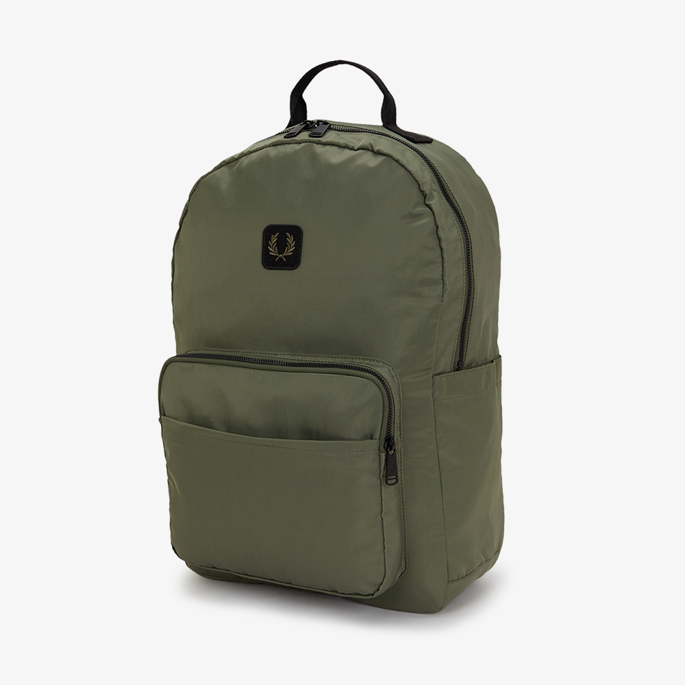 프레드페리 크링클 나일론 백팩 로렐리스그린(Fred Perry Crinkle Nylon Backpack Laurel Wreath Green) - 2