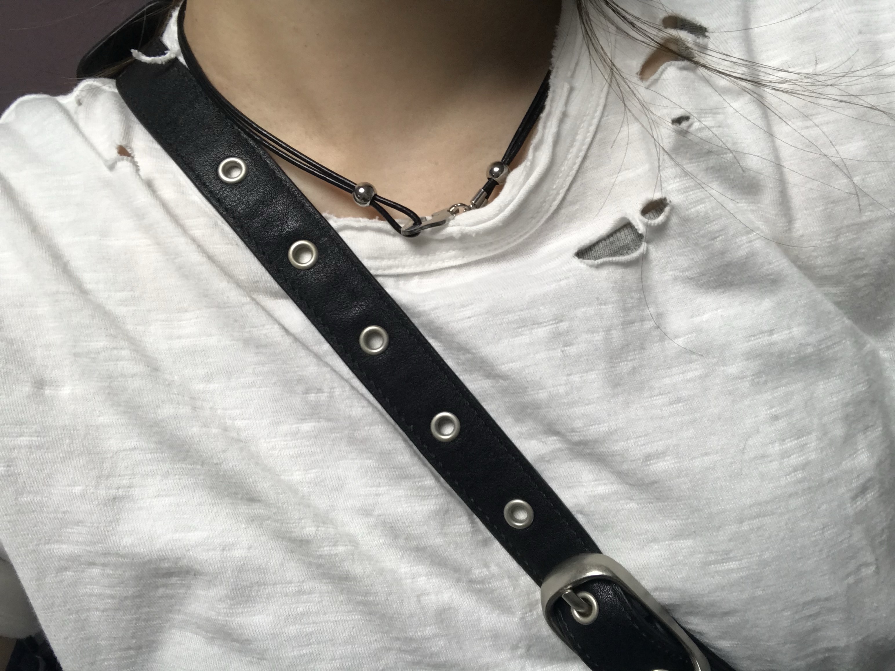 Sentiments No.350 Necklace Silver 착용 스타일