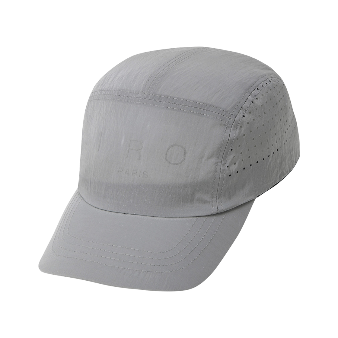 이로 트렉 메탈 나일론 로고 캠프캡 그레이(Iro Trek Metal Nylon Logo Camp Cap Gray)