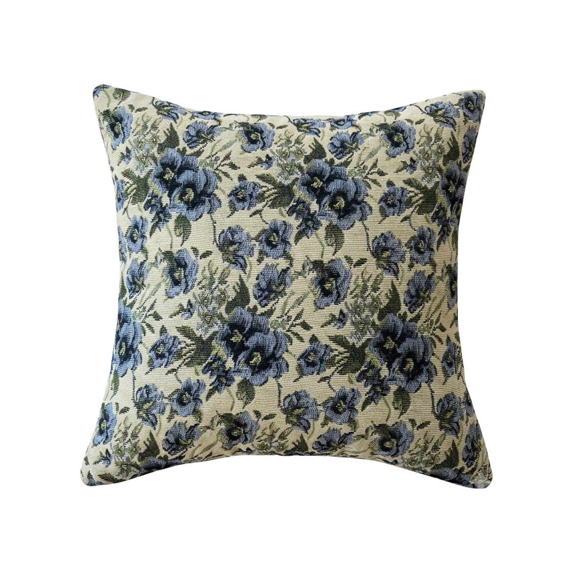 무성화 세잔느 블루 빈티지 쿠션커버 50x50cm(MUSEONGHWA Cézanne Blue Vintage Cushion Cover 50x50cm) - 1