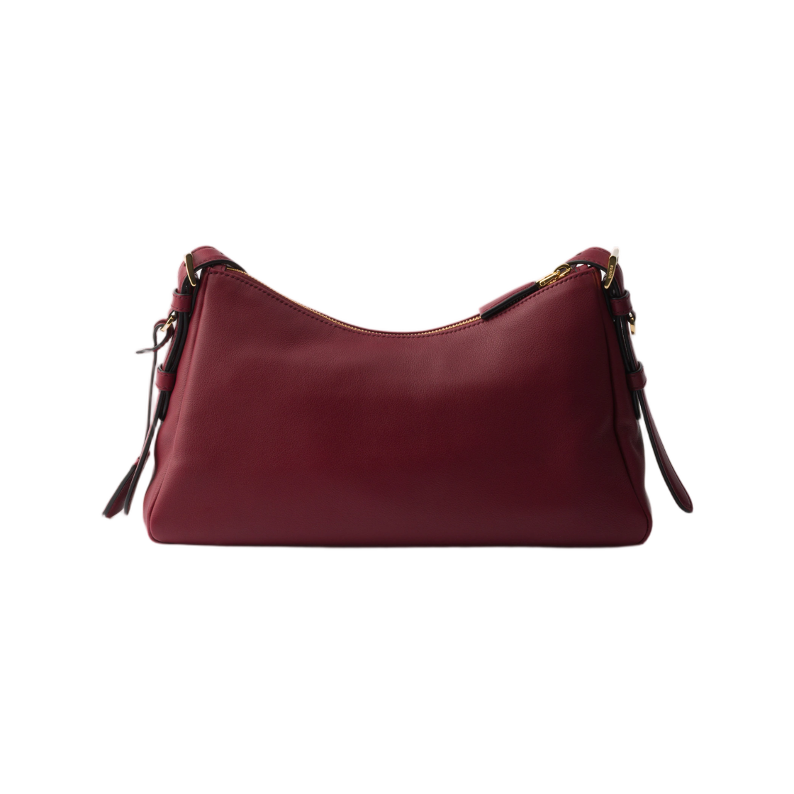 프라다 에이미 미디움 레더 숄더백 크림슨(Prada Aimee Medium Leather Shoulder Bag Crimson) - 2