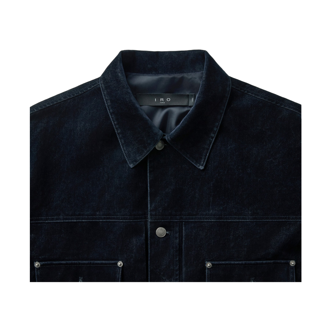 이로 뤼시드 벨벳 트러커 네이비(Iro Lucide Velvet Trucker Navy) - 4