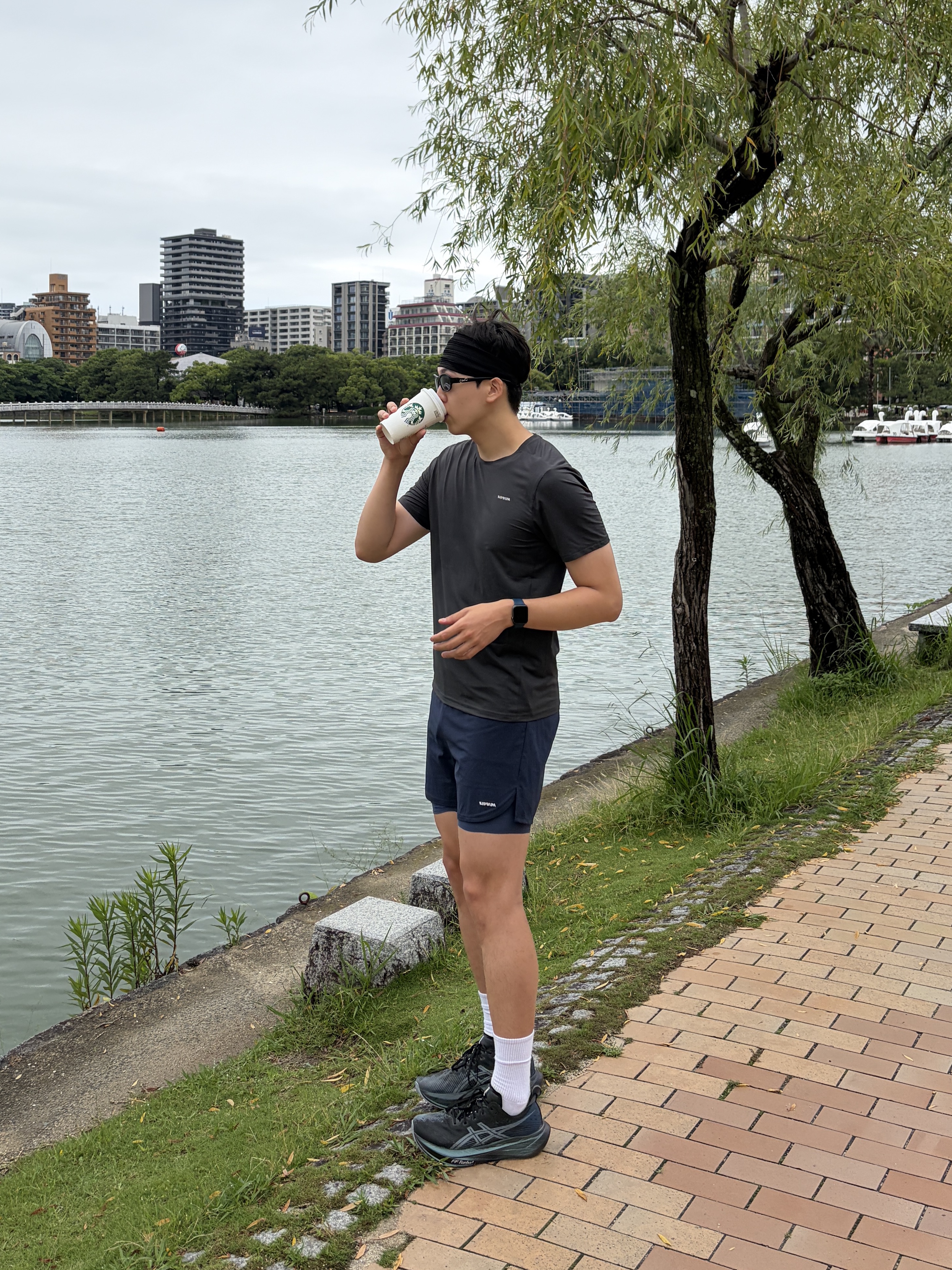 Asics Megablast Black White, DECATHLON Men's 5" Running 2-in-1 Shorts Run 500 Steel Blue 착용 스타일 - 2