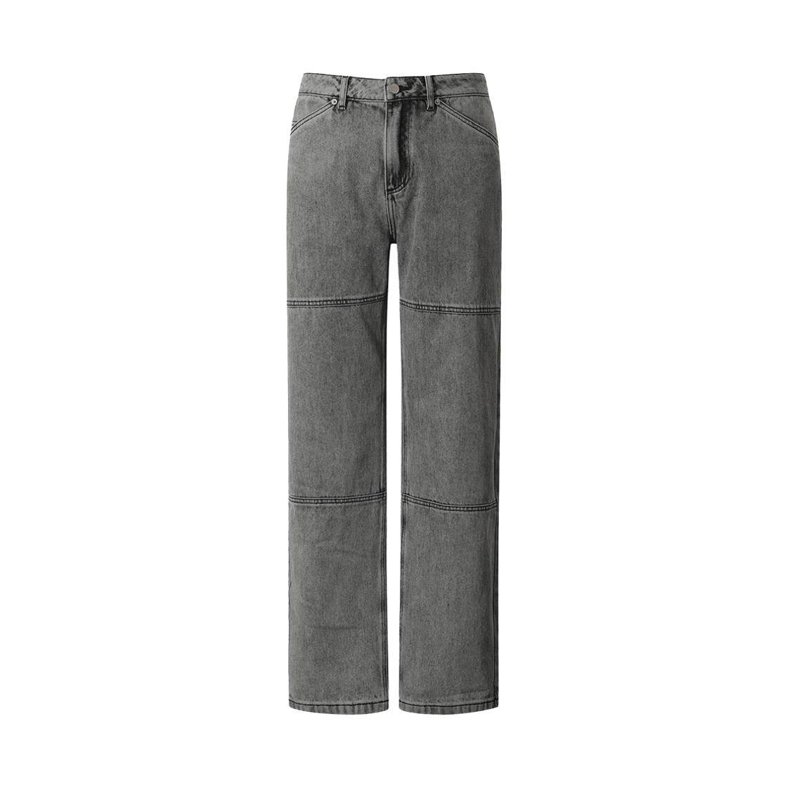 IRPDA25022GYX Iro Washed Denim Bike Pants Gray