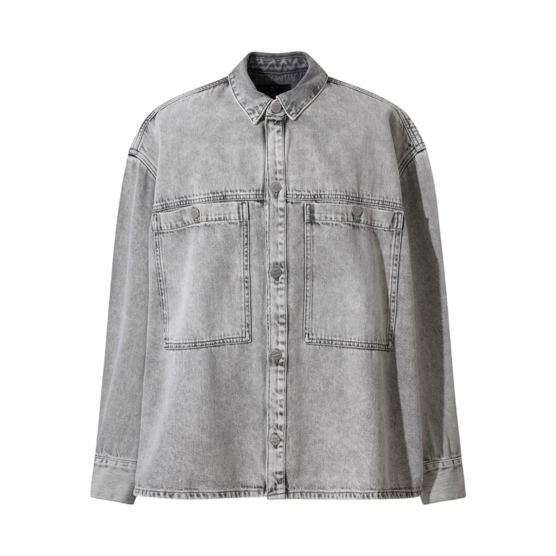 이로 알리송스웨트 데님 빅포켓 셔켓 그레이(Iro Alyssonspe Denim Big Pocket Shirt Jacket Gray) - 2