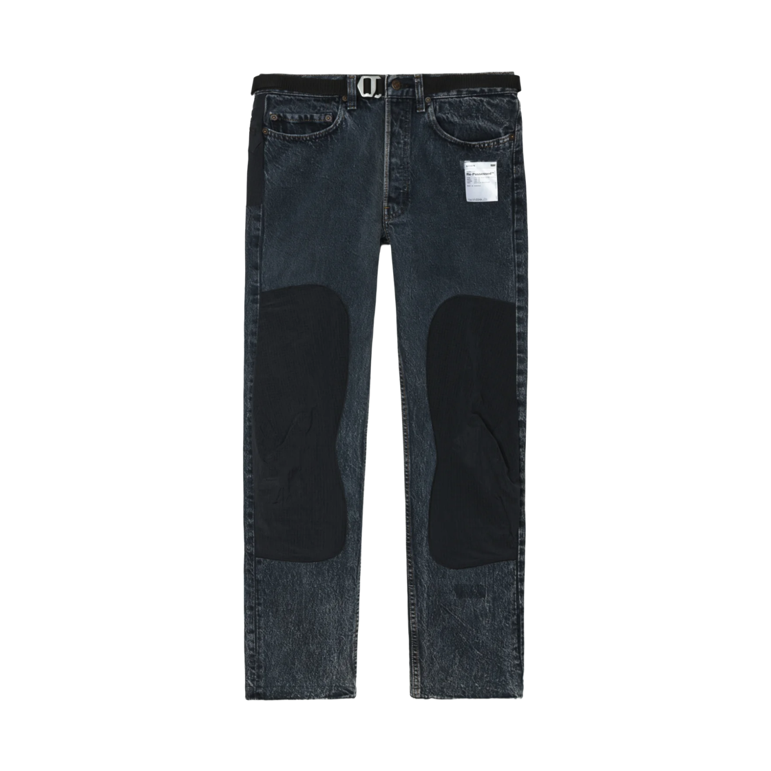 새티스파이 x 리바이스 리포제스드 501 클라임 진 에이지드 블랙(Satisfy x Levi's Re‑Possessed 501 Climb Jeans Aged Black) - 3