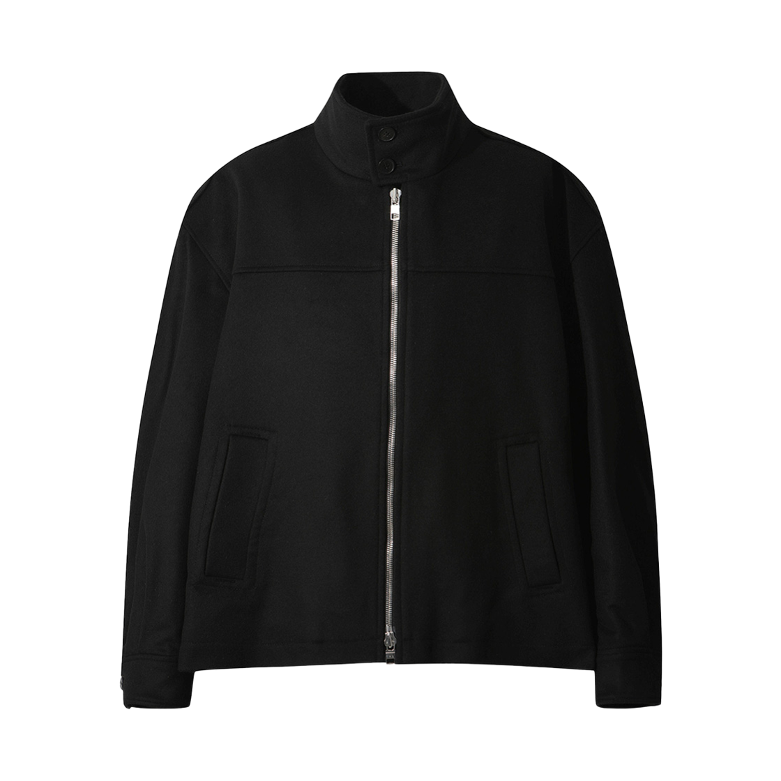 이로 가브리엘로 울 오버핏 하프 코트 블랙(Iro Gabrielo Wool Oversized Half Coat Black)