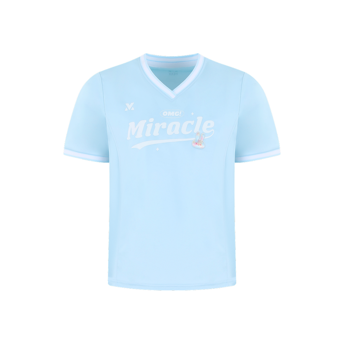 오마이걸 x 모모이 반팔 풋볼 저지 블루(Oh! my girl x momoi Football Jersey Blue) - 1