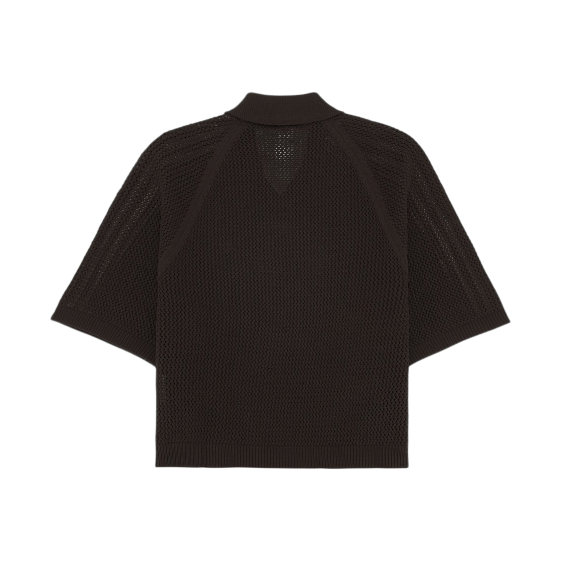 (W) 아디다스 오리지널스 니트 크로셰 폴로 오로라 커피 - KR 사이즈((W) Adidas Originals Knitted Crochet Polo Aurora Coffee - KR Sizing) - 2