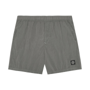 Stone Island B100004 Nylon Metal in Econyl Regular Fit Mid Length Swim Shorts with Pockets Pearl Grey - 26SS
