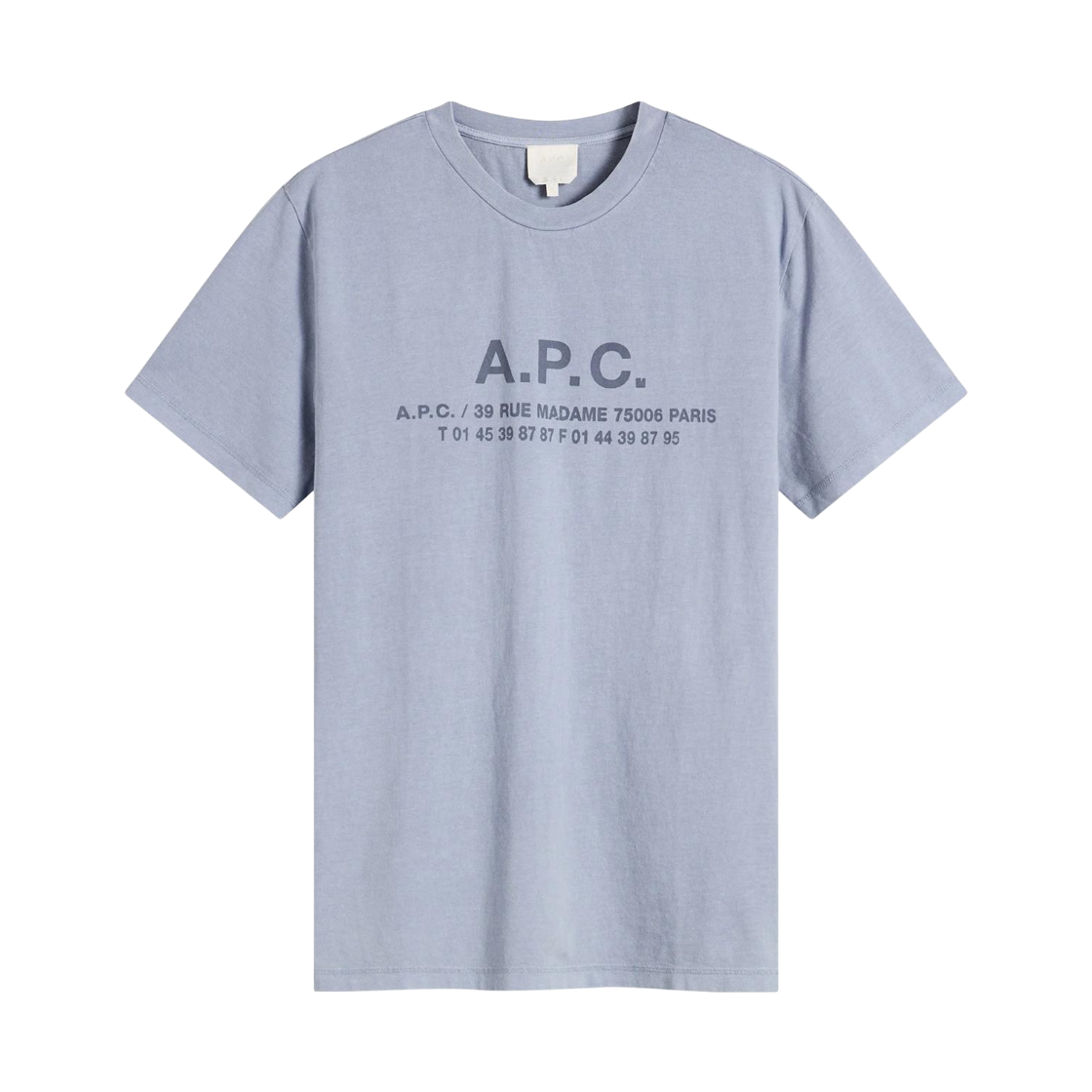 COHBS-H26570-IAB A.P.C. Adresse T-Shirt Light Blue