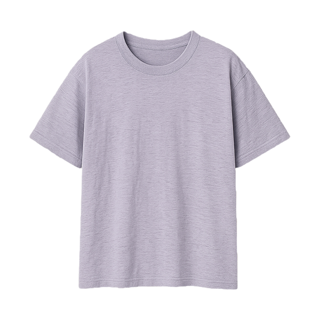 GCIN2030-연보라 GCLIP Essential Cotton Crewneck Loose-Fit T-Shirt Light Purple