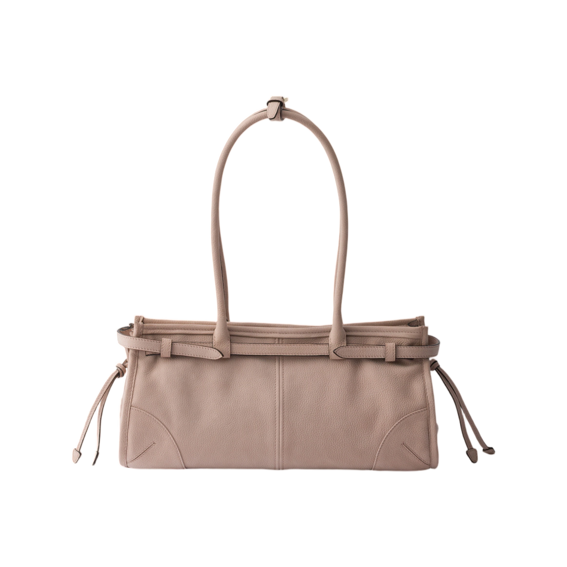 프라다 보니 미디움 누벅 레더 핸드백 워터 릴리(Prada Bonnie Medium Nubuck Leather Handbag Water Lily) - 2