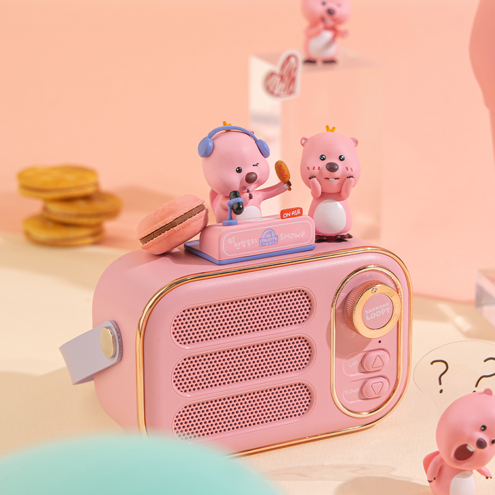 로이체 잔망루피 휴대용 무선 블루투스 스피커(Royche Zanmang Loopy Portable Wireless Bluetooth Speaker) - 4